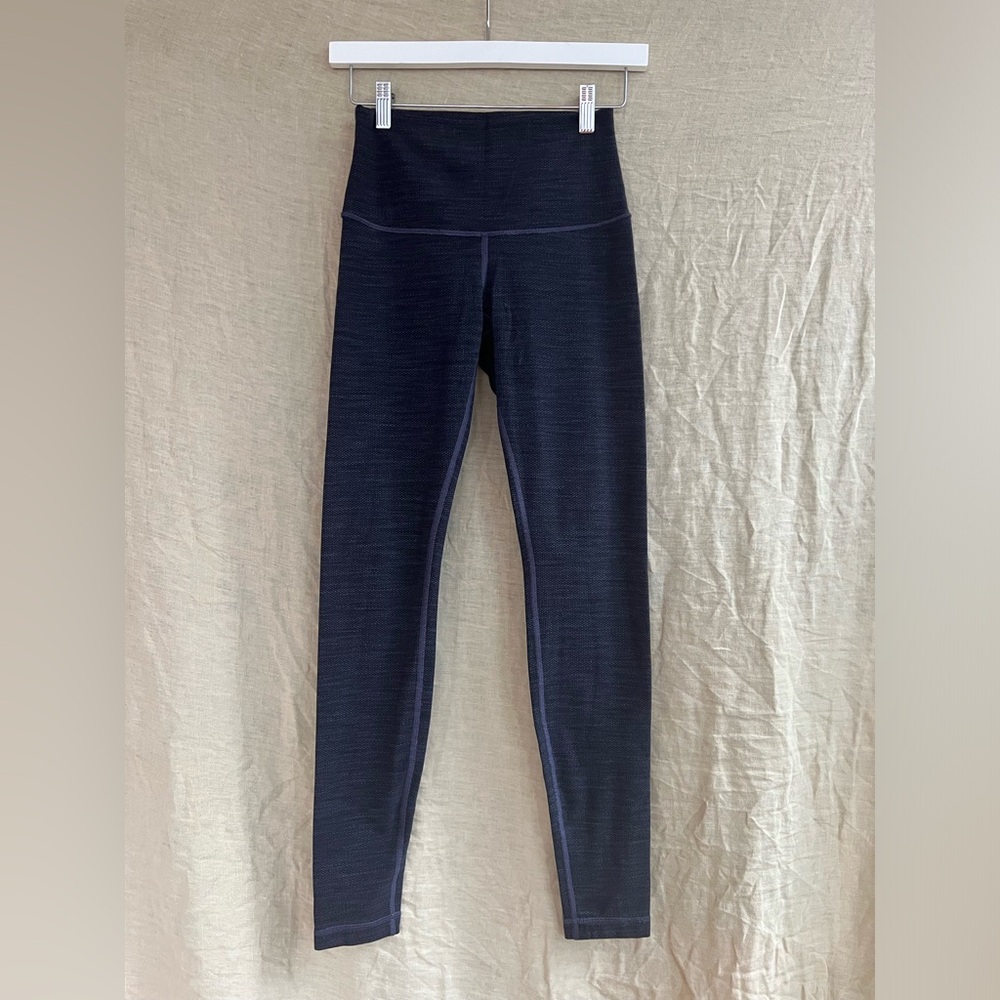 Lululemon Purple patterned wunder under high rise size 4